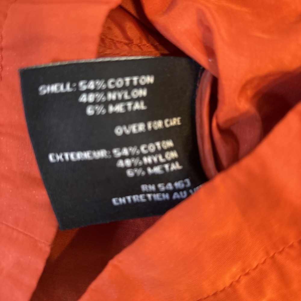 Cole Haan Women's Orange Raincoat Lightweight Jacket Size Small - Picture 6 of 7